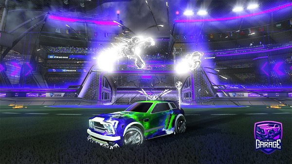 A Rocket League car design from Cocobaby101