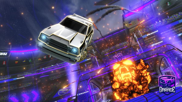 A Rocket League car design from Zanikowy-szalas