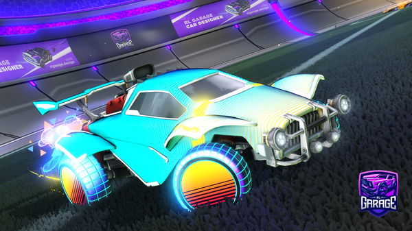 A Rocket League car design from TonyDee94