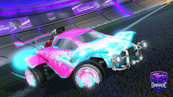 A Rocket League car design from XxDudov123xX
