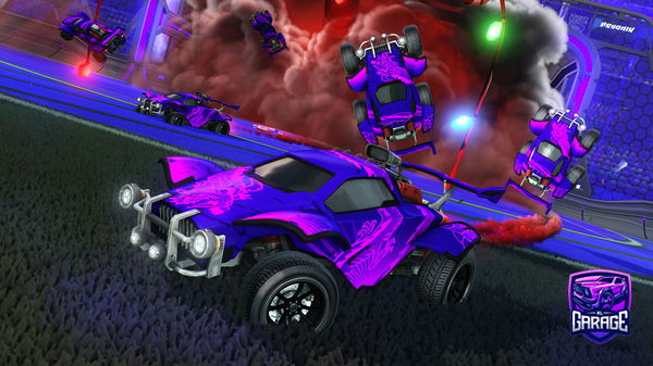 A Rocket League car design from Nightshade_3468