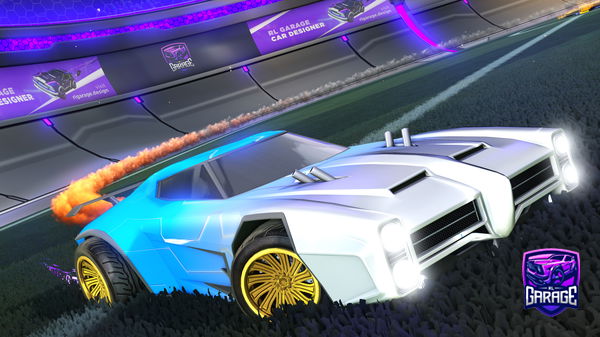 A Rocket League car design from Mateusiscool10