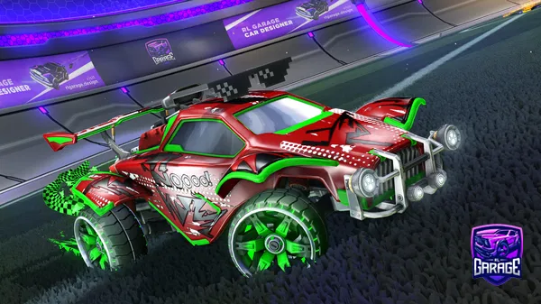 A Rocket League car design from DarkMist182