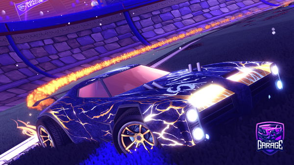 A Rocket League car design from LMKatb