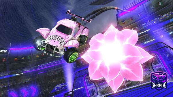 A Rocket League car design from Vey_RL