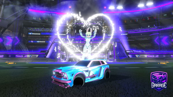 A Rocket League car design from Clover0nGfuel