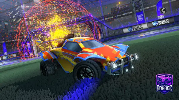 A Rocket League car design from Orangutan15