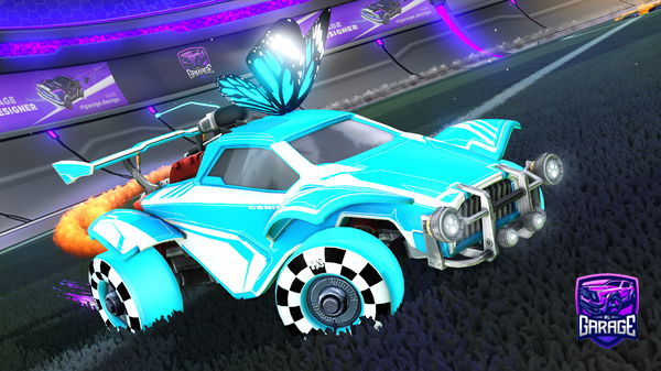 A Rocket League car design from Vizkus