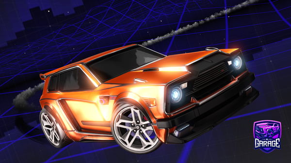 A Rocket League car design from Rockkamsen