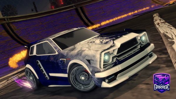 A Rocket League car design from Mickael095