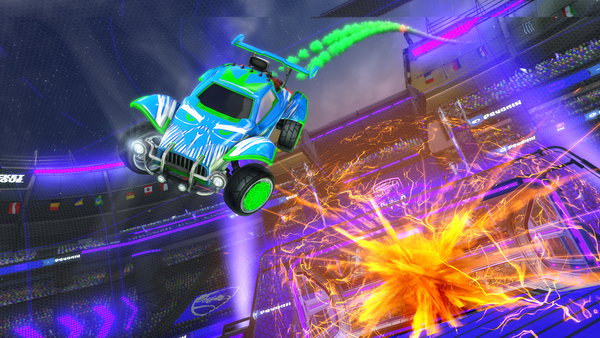 A Rocket League car design from bigboygio