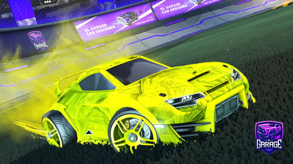 A Rocket League car design from Sleepless8