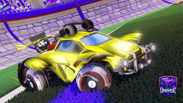 A Rocket League car design from Mokebe