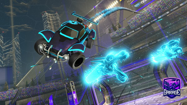 A Rocket League car design from Dropshotiux