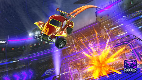 A Rocket League car design from Auceey