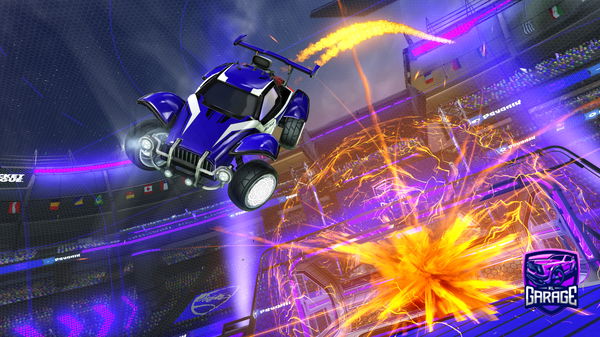 A Rocket League car design from GLXY_Joak