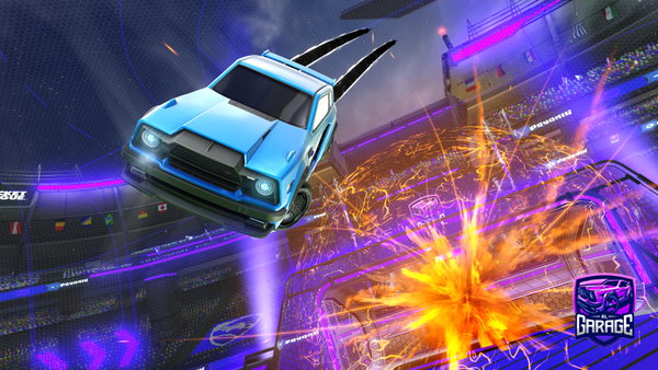 A Rocket League car design from BingChillingL0L
