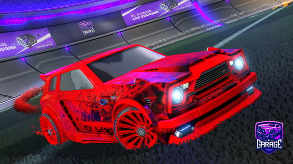 A Rocket League car design from SKYZYMusty