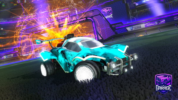 A Rocket League car design from atomos87