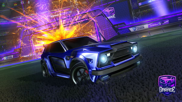 A Rocket League car design from Bizzzah