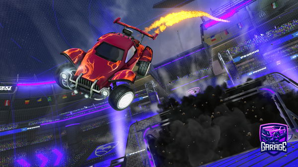 A Rocket League car design from Tripplestrxke540