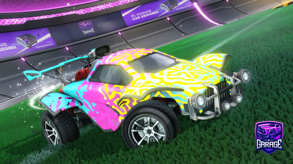 A Rocket League car design from nights