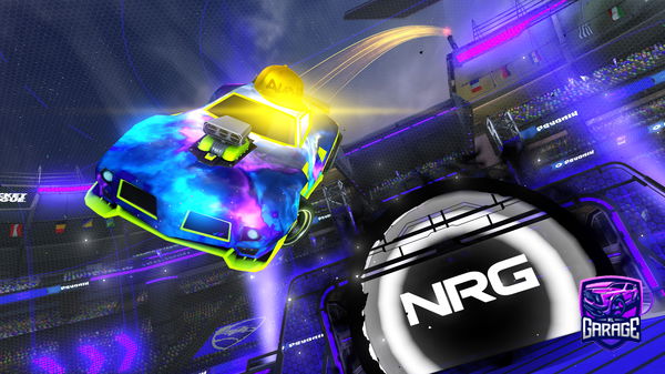 A Rocket League car design from daniracer23