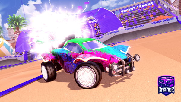 A Rocket League car design from IIRVY