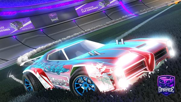 A Rocket League car design from KFcutler