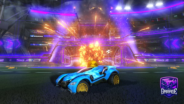A Rocket League car design from SOON5372