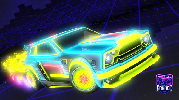 A Rocket League car design from iiLuxify