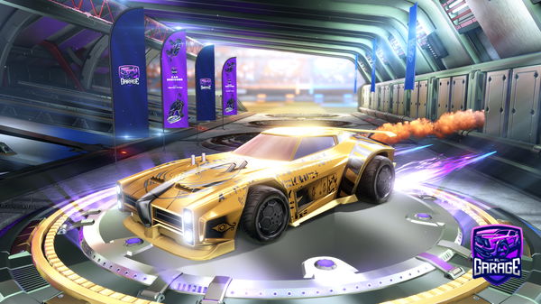A Rocket League car design from Fedom