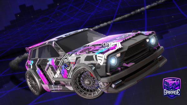 A Rocket League car design from Inbreker033