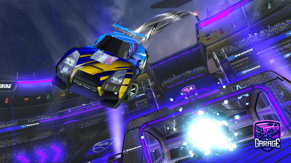 A Rocket League car design from Ezeltra