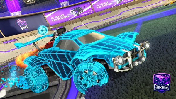 A Rocket League car design from KnightPanther57