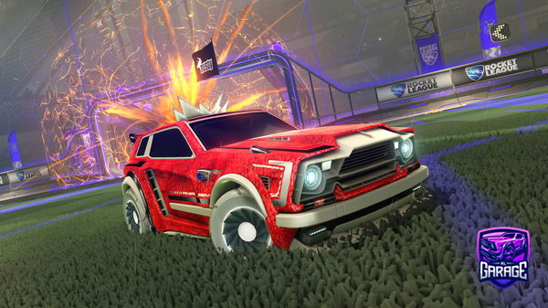 A Rocket League car design from CallieKazoo