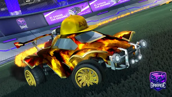 A Rocket League car design from paksnshs