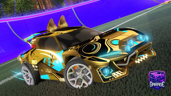 A Rocket League car design from Asterion_I_KAI