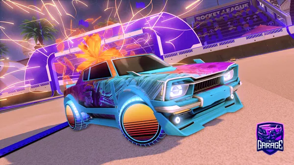 A Rocket League car design from Halomaster7212