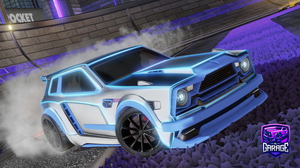 A Rocket League car design from YooNicolass