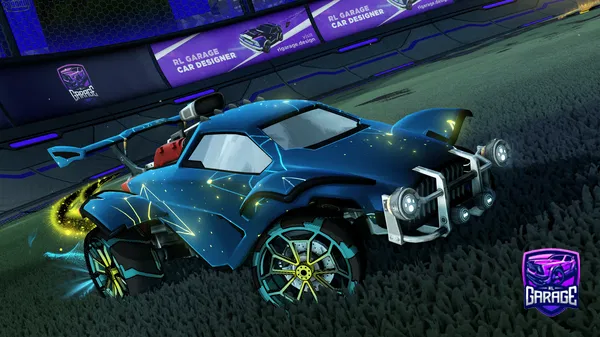 A Rocket League car design from Yvngs