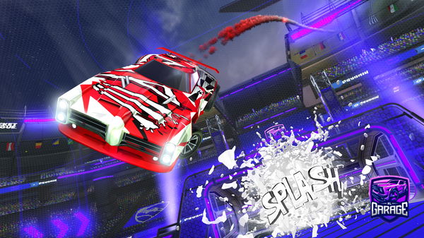 A Rocket League car design from VAZR-BK