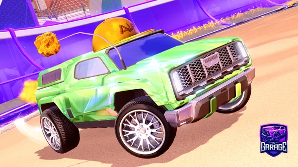 A Rocket League car design from THEO67210