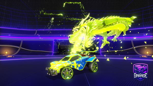 A Rocket League car design from Alphan