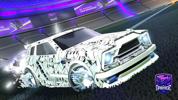A Rocket League car design from Soccer_star109_1