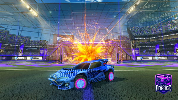 A Rocket League car design from Castrenza