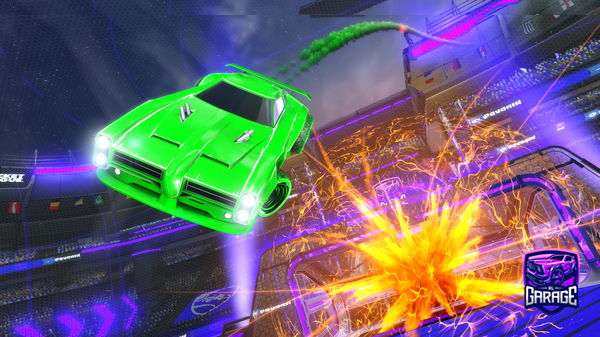 A Rocket League car design from Metteke