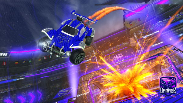 A Rocket League car design from Treptic