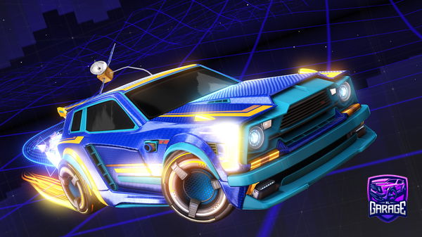 A Rocket League car design from IcePlex_