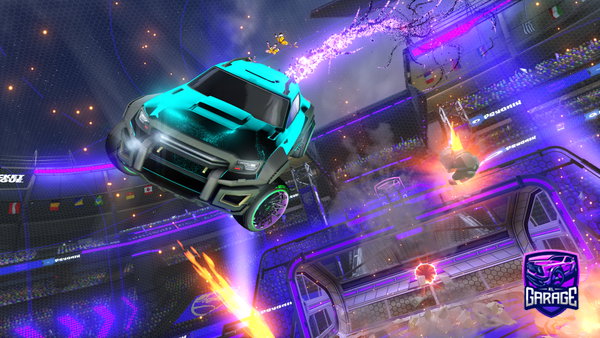 A Rocket League car design from squidp